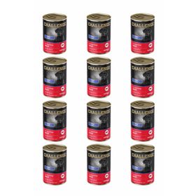 Challenge Pate Sığır Etli 12x400 gr Yetişkin Köpek Konservesi