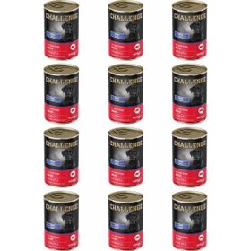 Challenge Pate Sığır Etli 12x400 gr Yetişkin Köpek Konservesi