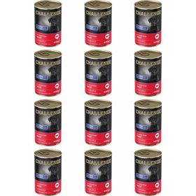 Challenge Pate Sığır Etli 12x400 gr Yetişkin Köpek Konservesi