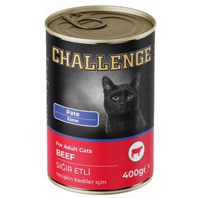 Challenge Pate Sığır Etli 400 GR Yetişkin Kedi Konservesi