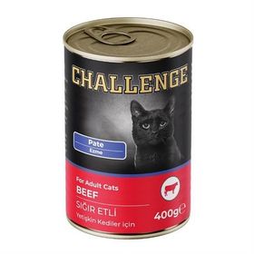 Challenge Pate Sığır Etli 400 GR Yetişkin Kedi Konservesi