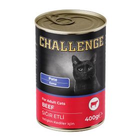 Challenge Pate Sığır Etli 400 GR Yetişkin Kedi Konservesi