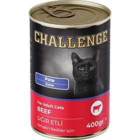 Challenge Pate Sığır Etli 400 GR Yetişkin Kedi Konservesi