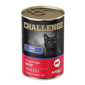 Challenge Pate Sığır Etli 400 GR Yetişkin Kedi Konservesi