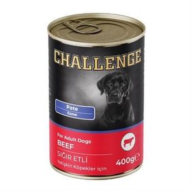 Challenge Pate Sığır Etli 400 gr Yetişkin Köpek Konserve Maması