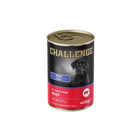 Challenge Pate Sığır Etli 400 gr Yetişkin Köpek Konserve Maması