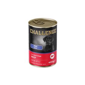 Challenge Pate Sığır Etli 400 gr Yetişkin Köpek Konserve Maması