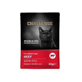 Challenge Pouch Sığır Etli 85 GR Yaş Kedi Maması