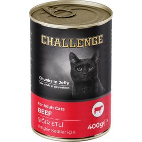 Challenge Sığır Etli 400 gr Yetişkin Kedi Konservesi