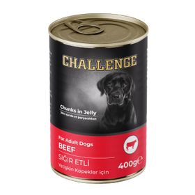 Challenge Sığır Etli 400 gr Yetişkin Köpek Konservesi