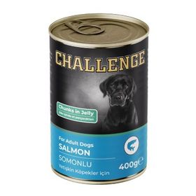 Challenge Somonlu Jöle Et Parçalı 400 gr Köpek Konservesi