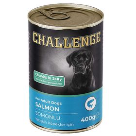 Challenge Somonlu Jöle Et Parçalı 400 gr Köpek Konservesi