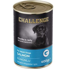 Challenge Somonlu Jöle Et Parçalı 400 gr Köpek Konservesi