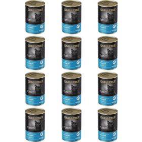 Challenge Somonlu Kısırlaştırılmış 400x12 gr Yetişkin Kedi Konservesi