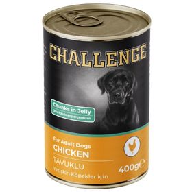 Challenge Tavuklu 400 gr Yetişkin Köpek Konservesi