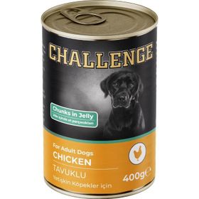 Challenge Tavuklu 400 gr Yetişkin Köpek Konservesi