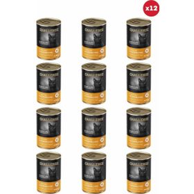 Challenge Tavuklu Ciğerli 400x12 gr Yetişkin Kedi Konservesi