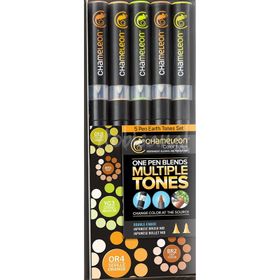 Chameleon 5'li Set Earth Tones Marker Kalem