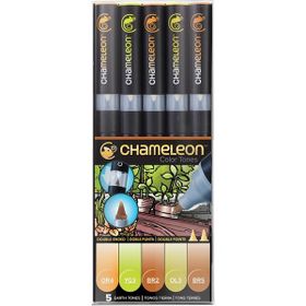 Chameleon 5'li Set Earth Tones Marker Kalem