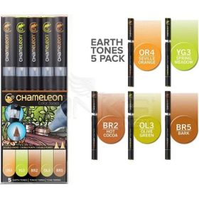 Chameleon 5'li Set Earth Tones Marker Kalem