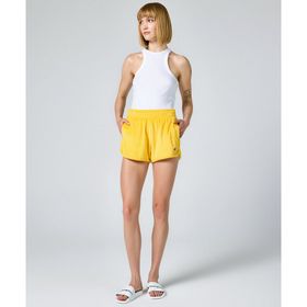 Champion 116258-YS003 Shorts Sarı Kadın Şort