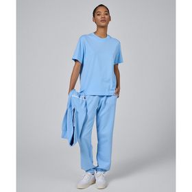 Champion 117128-BS083 Icons Elastic Cuff Pants Mavi Kadın Eşofman Altı