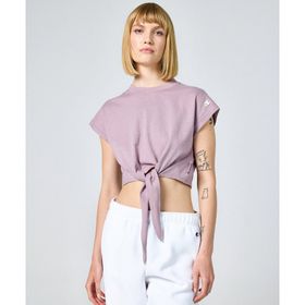Champion 117178-PS162 Eco Future Crewneck Mor Kadın T-Shirt