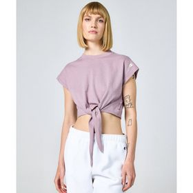 Champion 117178-PS162 Eco Future Crewneck Mor Kadın T-Shirt