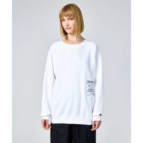 Champion 117197-WW001 Modern Bookstore Crewneck Beyaz Kadın Sweatshirt