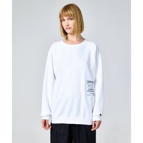 Champion 117197-WW001 Modern Bookstore Crewneck Beyaz Kadın Sweatshirt