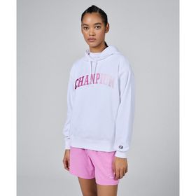Champion 117308-WW001 Icons Hooded Beyaz Kadın Sweatshirt