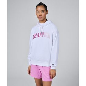 Champion 117308-WW001 Icons Hooded Beyaz Kadın Sweatshirt