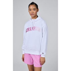 Champion 117308-WW001 Icons Hooded Beyaz Kadın Sweatshirt