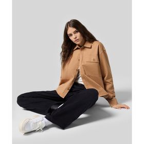 Champion 117444-MS034 Shirt Kahverengi Kadın Gömlek