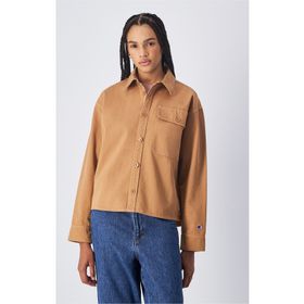 Champion 117444-MS034 Shirt Kahverengi Kadın Gömlek