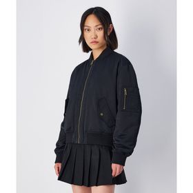 Champion 117578-KK001 Outdoor Bomber Jacket Siyah Kadın Ceket