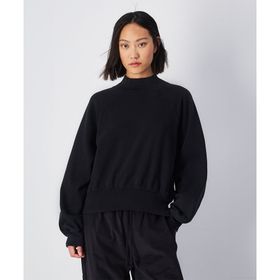 Champion 117637-KK001 Vintage Wash Mock Turtle Neck Long Sleeves Siyah Kadın Sweatshirt