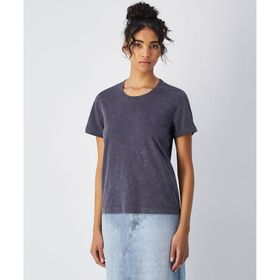 Champion 117728-VS517 Mineral Dye SS Tee Gri Kadın T-Shirt