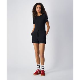 Champion 117757-KK001 Siyah Authentic Pants Shorts Kadın Şort