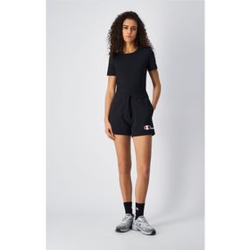 Champion 117781-KK001 Authentic Pants Shorts Siyah Kadın Şort