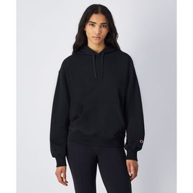 Champion 117786-KK001 Icons Hooded Siyah Kadın Sweatshirt