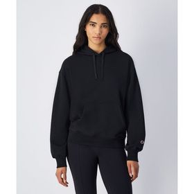 Champion 117786-KK001 Icons Hooded Siyah Kadın Sweatshirt