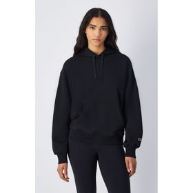 Champion 117786-KK001 Icons Hooded Siyah Kadın Sweatshirt