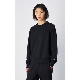Champion 117788-KK001 Icons Crewneck Siyah Kadın Sweatshirt
