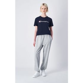 Champion 117790-EM021 Authentic Pants Elastic Cuff Pants Gri Kadın Eşofman Altı
