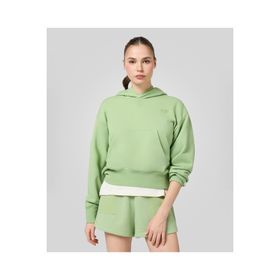 Champion 117818-GS131 Eco Future Hooded Yeşil Kadın Sweatshirt