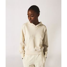 Champion 117818-YS141 Eco Future Hooded Bej Kadın Sweatshirt