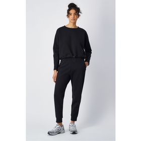 Champion 117836-KK001 C-Tech Cuffed Pants Siyah Kadın Eşofman Altı