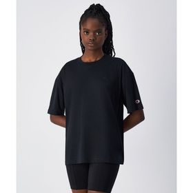 Champion 117865-KK001 Icons SS Tee Siyah Kadın T-Shirt