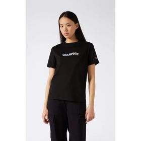 Champion 117964-KK001 C-Table SS Tee Siyah Kadın T-Shirt